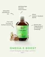 Infografik Vorteile von Omega 3 Öl OMEGA-3 BOOST