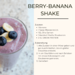 Berry Banana protein Shake